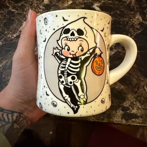 Sourpuss Skeleton Kewpie Mug